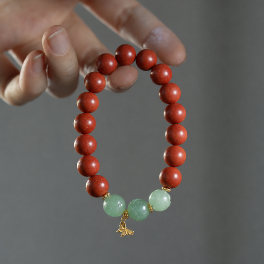 Pulsera de medicina china - Rosa