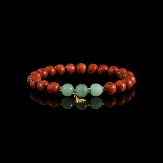 Pulsera de medicina china - Rosa